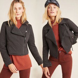 Anthropologie Marrakech Quilted Moto Jacket